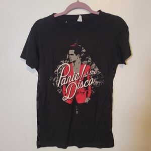 Panic at the Disco Red and Black Graphic T-shirt Size Large